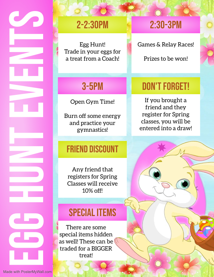 Egg Hunt Events 2024 - Made with PosterMyWall